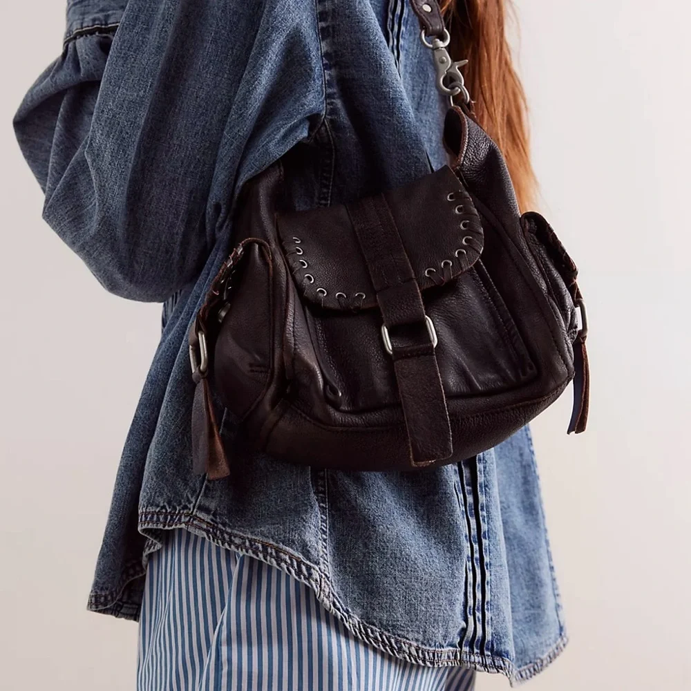 We The Free Baby Leigh Distressed Tote Bag - Picture 5 of 9